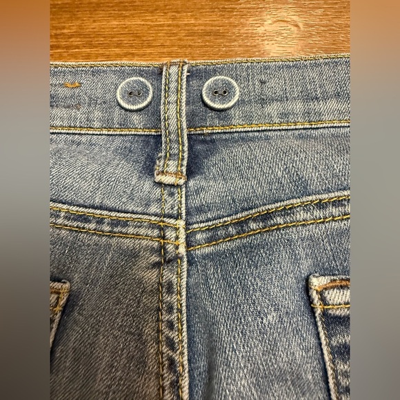 Anthropologie pilcro and the letterpress medium wash low rise denim jeans 31 EUC - Picture 12 of 13